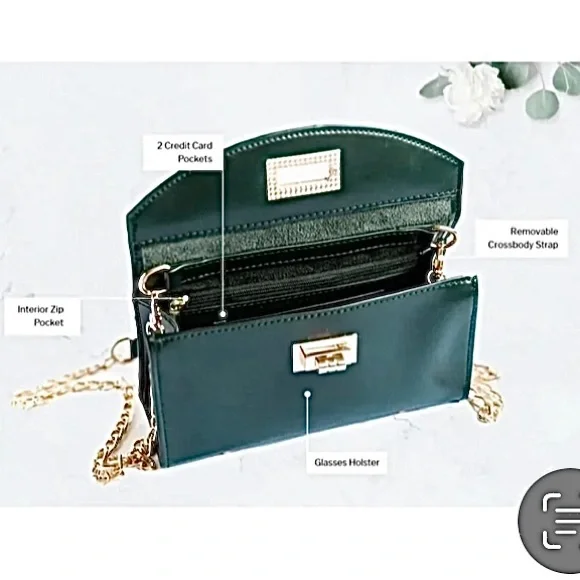 🔥 NWT Sunglasses Case Crossbody Purse - Picture 7 of 8